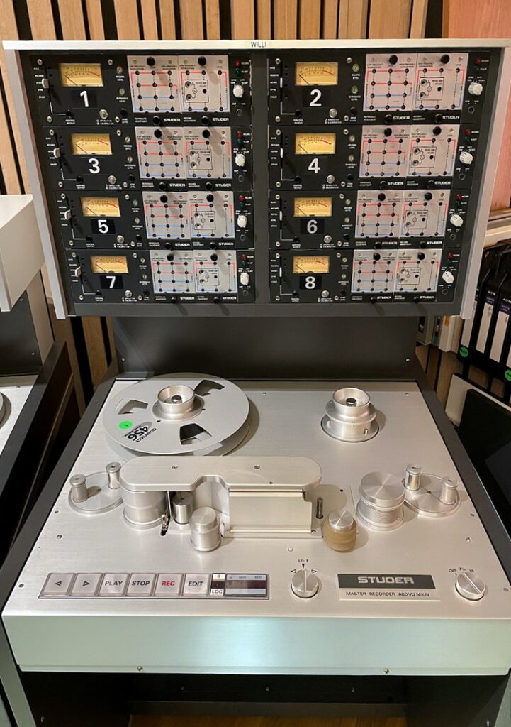 photo shows the completed A80 8 track recorder